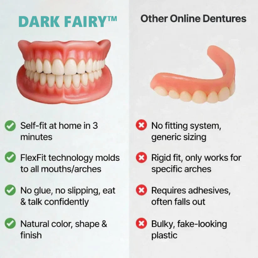 👑2026 Hot Sale Ends Today: 70% OFF! Custom Custom-Fit Full Functional Dentures Make you more confident – Made in the USA