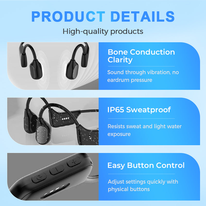 🔥 Final 2 Hours : Only Limited Stock Left🏆𝗧𝗶𝘄𝗼𝗿𝗹𝗱™ Bone Conduction Smart Hearing Headphones （Mayo Clinic Recommended）