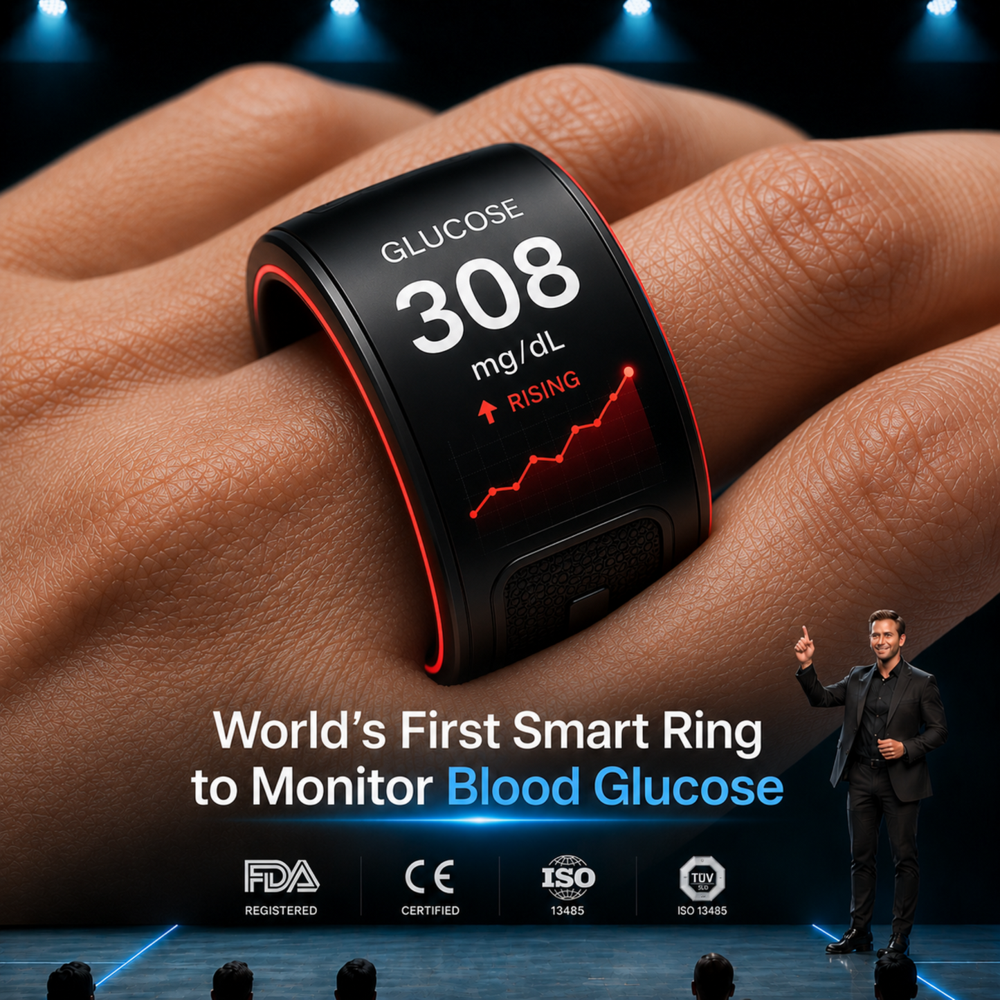 🎉 75% OFF Launch Offer🔥AuraNova™ G1 Non-Invasive Smart Ring